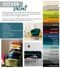 Load image into Gallery viewer, Dover Velvet Upholstery Fabric