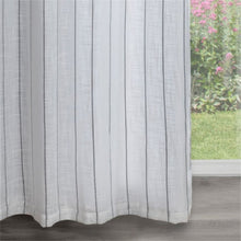 Load image into Gallery viewer, Riptide White Eyelet Curtain (Lined) by Stuart Graham