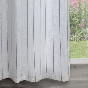 Riptide White Eyelet Curtain (Lined) by Stuart Graham