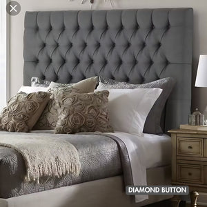 Headboard Upholstery - Incl Velvet Fabric & Labour