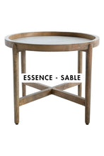 Load image into Gallery viewer, Essence Solid Mango Wood Indoor Side Table