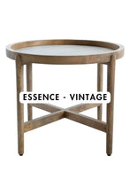 Load image into Gallery viewer, Essence Solid Mango Wood Indoor Side Table