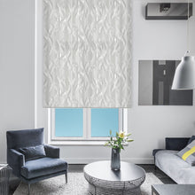 Load image into Gallery viewer, Eccentric Grey Curves Translucent Roller Blinds
