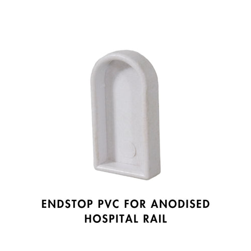 Endstop PVC for Anodised Hospital Rail