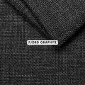 Fjord Graphite - 100% Polyester - 145cm Wide