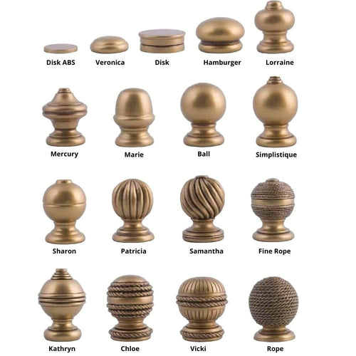 Case Decorator Finials - 63mm