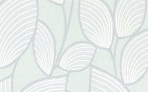 Floating Leaf Grey Translucent Roller Blind