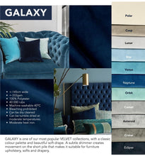 Load image into Gallery viewer, Galaxy Velvet Upholstery Fabric