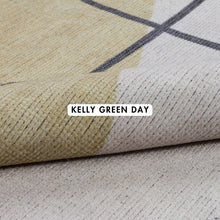 Load image into Gallery viewer, Kelly Green Day Geometric Rug