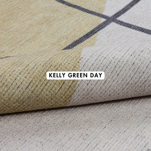 Kelly Green Day Geometric Rug