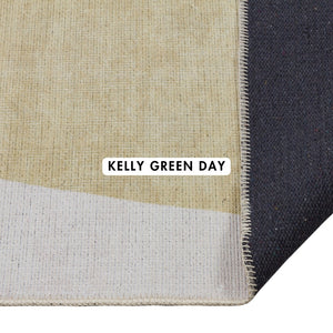 Kelly Green Day Geometric Rug