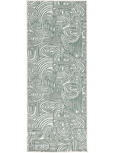 Kinky Green Bay Reversible Kitchen Runner