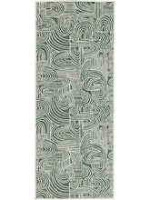 Load image into Gallery viewer, Kinky Green Bay Reversible Kitchen Runner