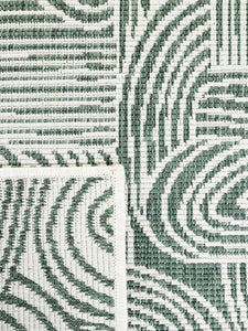 Kinky Green Bay Reversible Kitchen Runner