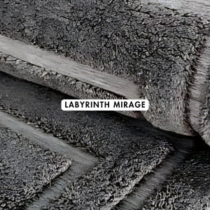 Labyrinth Mirage Abstract Rug