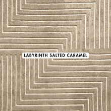 Load image into Gallery viewer, Labyrinth Salted Caramel Abstract Rug