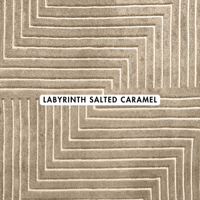 Labyrinth Salted Caramel Abstract Rug