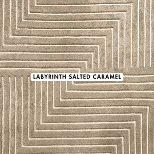 Labyrinth Salted Caramel Abstract Rug