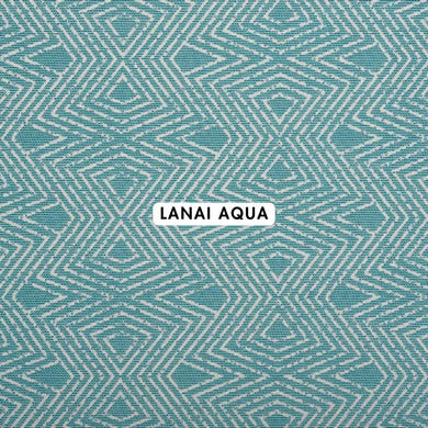 Lanai Aqua Outdoor Fabric