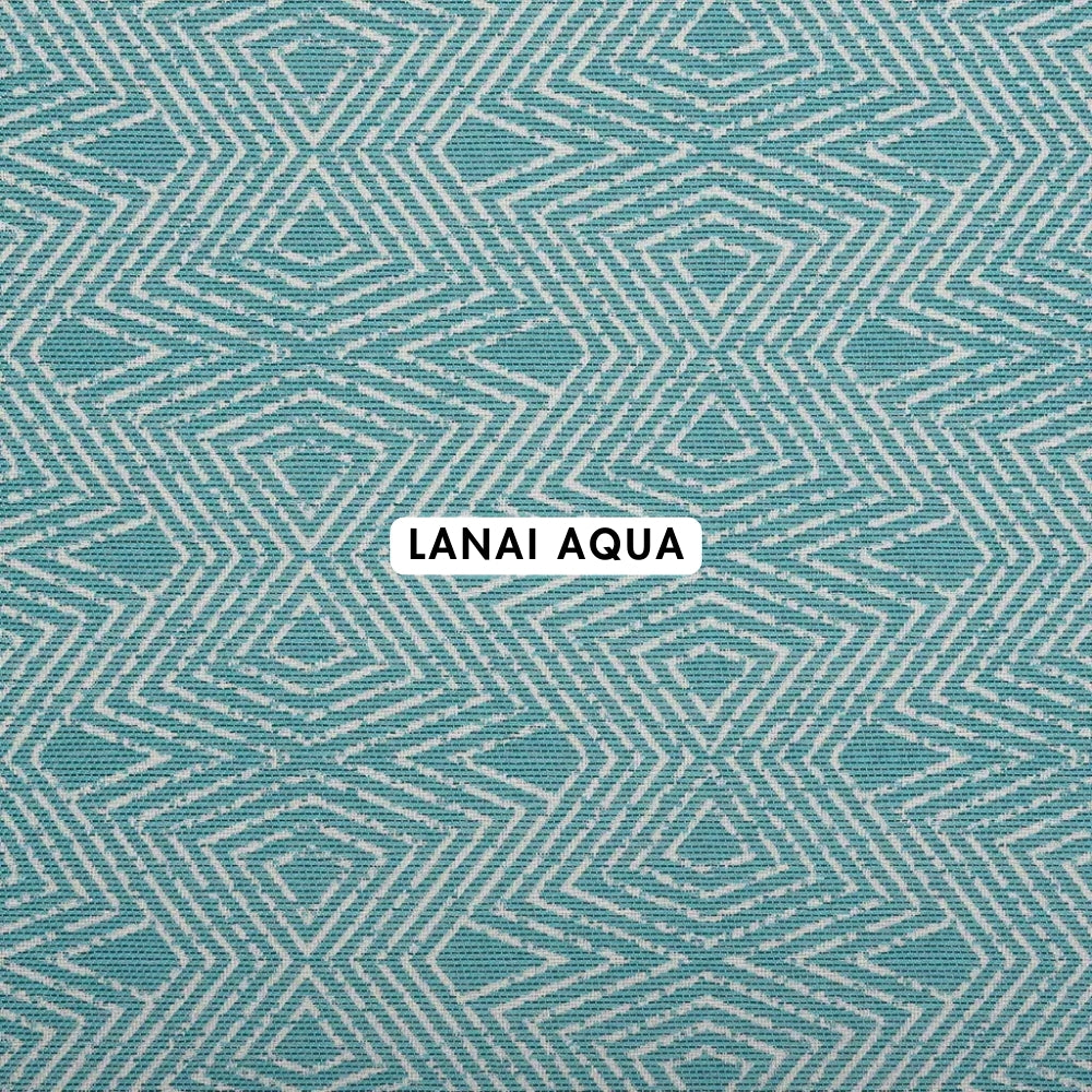 Lanai Aqua Outdoor Fabric