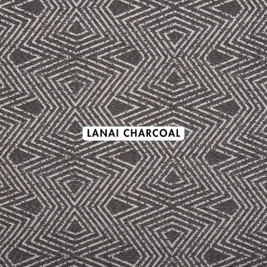 Lanai Charcoal Outdoor Fabric