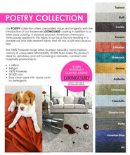 Load image into Gallery viewer, Poetry Upholstery Fabric with Loomguard