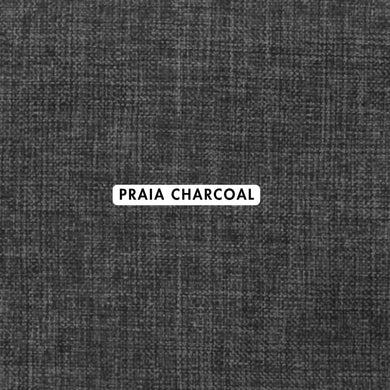 Praia Charcoal Outdoor Fabric