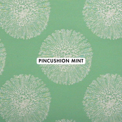 Pincushion Mint outdoor Fabric