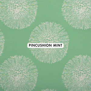 Pincushion Mint outdoor Fabric