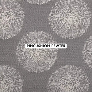 Pincushion Pewter Outdoor Fabric