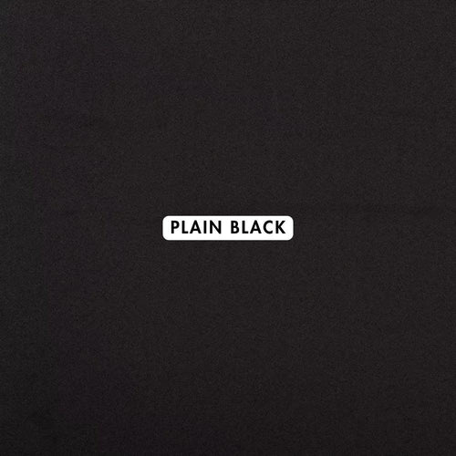 Plain Black Outdoor Fabric