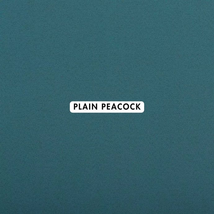 Plain Peacock Outdoor Fabric