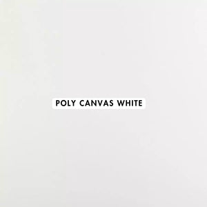 Poly Canvas White