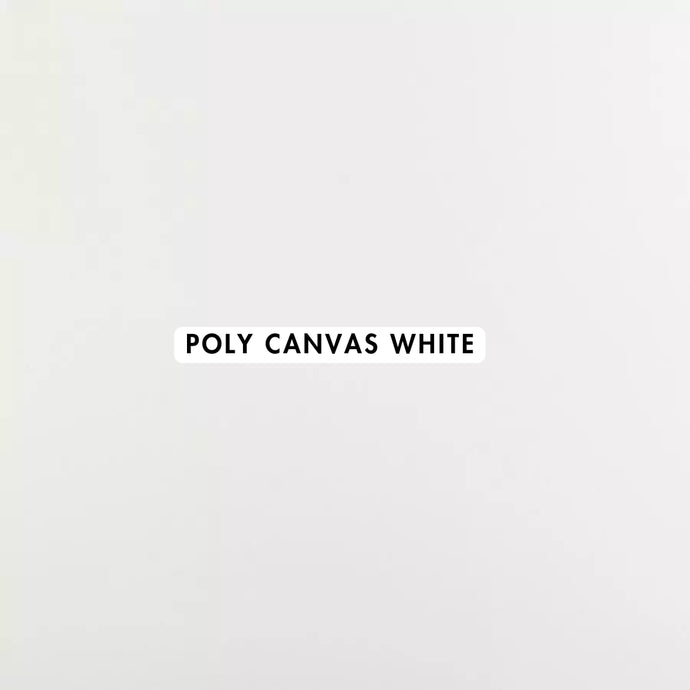 Poly Canvas White