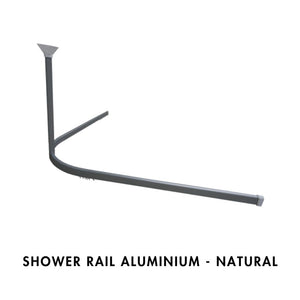 Shower Rail - Aluminium
