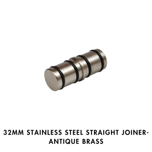 32mm Straight Joiner – Stainless Steel