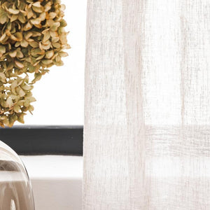St Tropez Collection </br> Unlined Sheer Curtain </br> XL with 22 Acetal Hooks