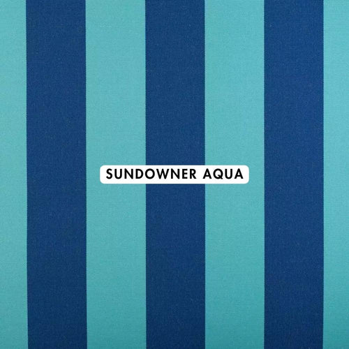 Sundowner Aqua Outdoor Fabric