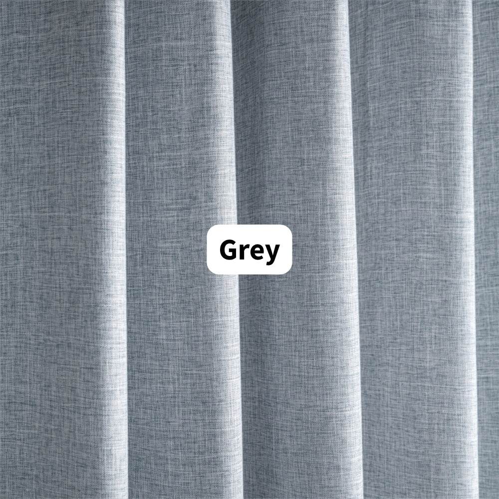 Symphony Eyelet Linen / Polyester Curtain (Lined) - CurtainWorld.Online