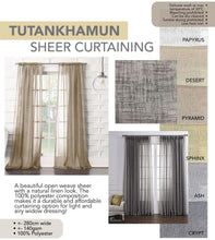 Load image into Gallery viewer, Tutankhamun Sheer Curtain Fabric