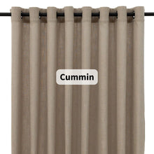 Load image into Gallery viewer, Tabi Collection Sheer Linen-Look Curtains