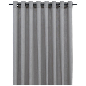Tabi Collection </br> Sheer Linen-Look Curtain </br> XL with 16 Matt Black Eyelets