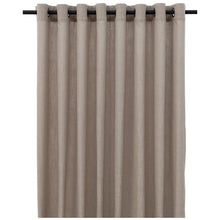 Load image into Gallery viewer, Tabi Collection &lt;/br&gt; Sheer Linen-Look Curtain &lt;/br&gt; XL with 16 Matt Black Eyelets