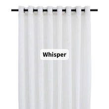 Load image into Gallery viewer, Tabi Collection Sheer Linen-Look Curtains