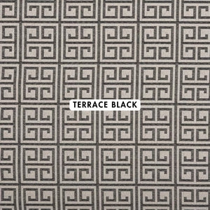 Terrace Black Outdoor Fabric