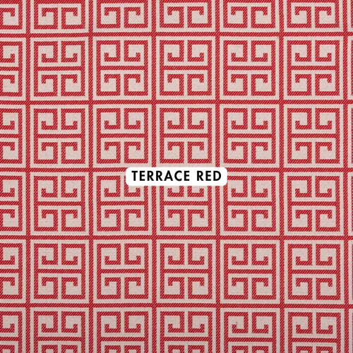 Terrace Red Outdoor Fabric