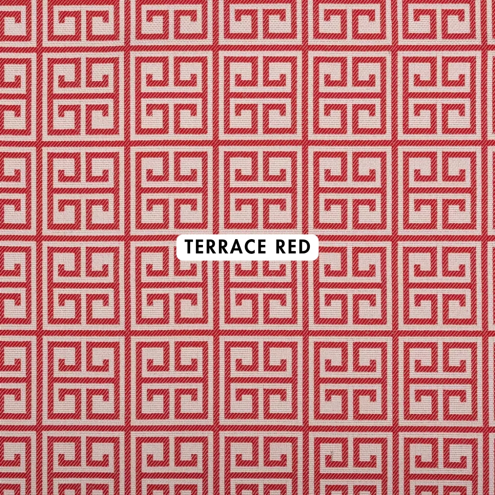 Terrace Red Outdoor Fabric