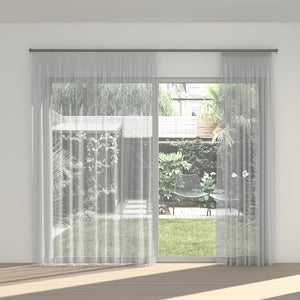Tranquil Tape Sheer Curtain (Unlined)