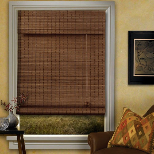 Bamboo Blinds with a Valance