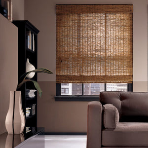 Bamboo Blinds with a Valance